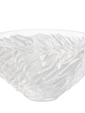 Lalique Fourrure Crystal Bowl  NEW